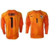 Francúzsko Hugo Lloris #1 Brankarsky Domáci futbalový dres MS 2022 Dlhy Rukáv